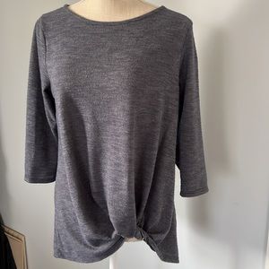 Kye Mi long sleeve top with faux knot